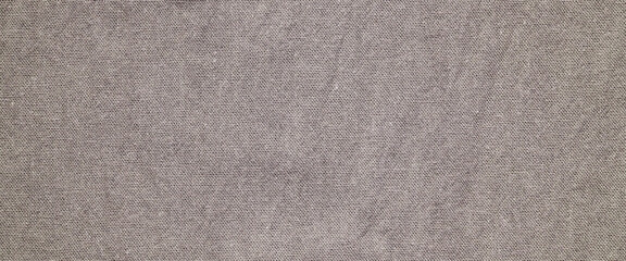 Brown cotton fabric texture background, Canvas surface textile, wallpaper, banner
