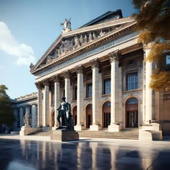 Obraz premium the AI Image Generator, interior of a gothic palace