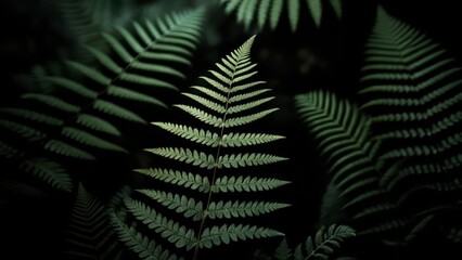  Emerging from the shadows  A ferns delicate beauty