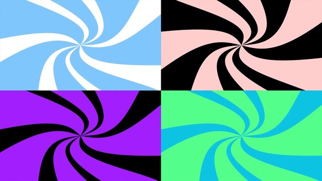 Animated Twirl Background Loop