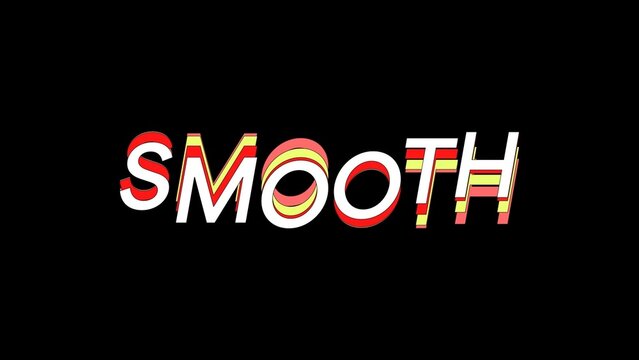 Letter Text Smooth Wave