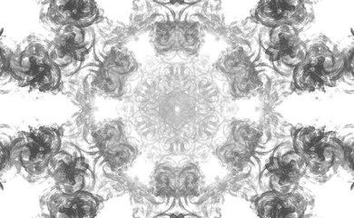 雪の結晶、繊細な模様、伝統的な柄、美しいイラスト背景