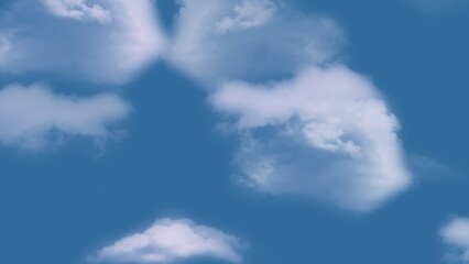 Fototapeta premium Illustration Cloudy Sky