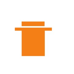 trash icon vector illustration isolated on white background 