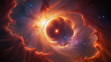 Obraz premium Galactic smoke vortex background