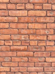 red brick wall
