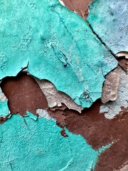 old paint city wall colorful