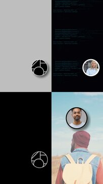 Vertical Media Shape Overlay for Tutorial Videos