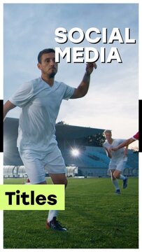 Vertical Social Media Box Layout