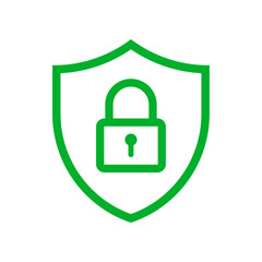 Shield with lock icon