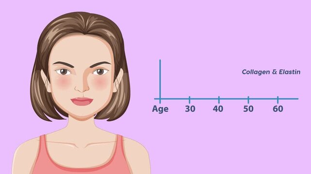 Aging of Skin Over Time