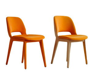 Fototapeta premium Chairs full body, isolated on white background