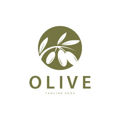 Fototapeta premium Olive Logo, Vector Design Premium Template Vector Illustration