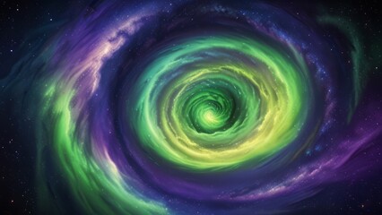 Galactic smoke vortex background