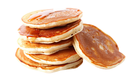 Pancakes on transparent background