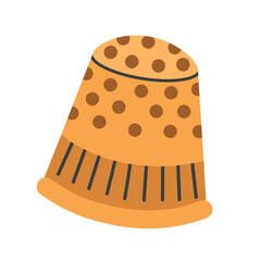 Thimble icon clipart avatar logtotype isolated vector illustration