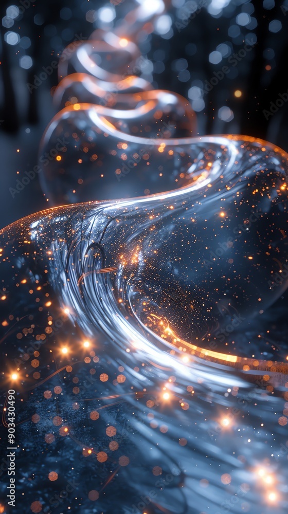 Fototapete transform the abstract concepts of quantum field theory into a visually stunning digital rendering t
