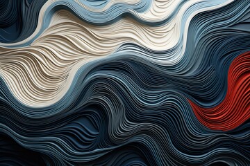 Fototapeta premium Ultra-detailed textures and bold, dynamic lines create an intricate