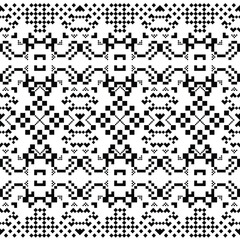 black and white seamless pattern