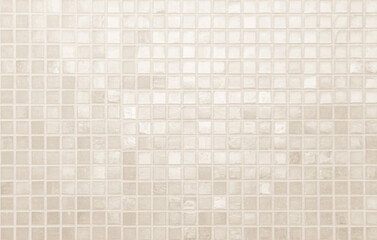 White and Cream ceramic tile wall texture and seamless background. High resolution photo.