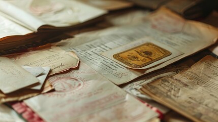 Various Documents with Apostille Stamps: Birth Certificate, Diploma, and More