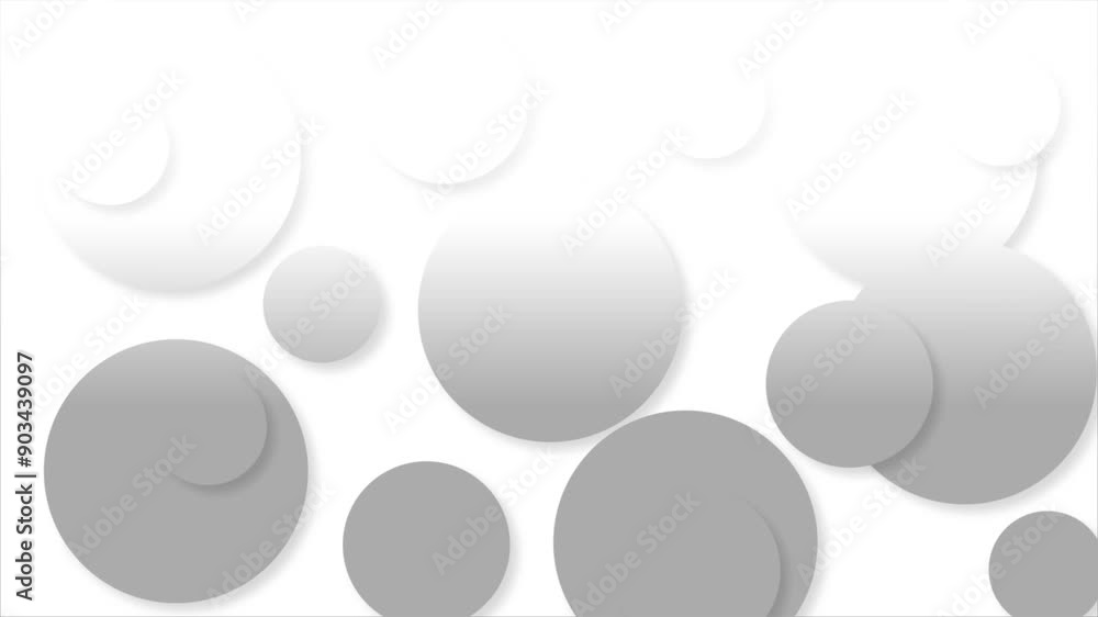 Poster abstract circle motion background. seamless looping animation