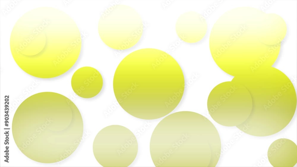Aufkleber abstract circle motion background. seamless looping animation