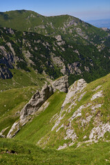 Limestone mountains landscape