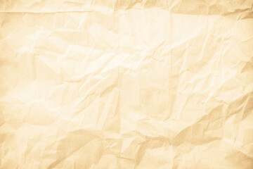 Crumpled brown paper texture. Abstract background and texture for design.