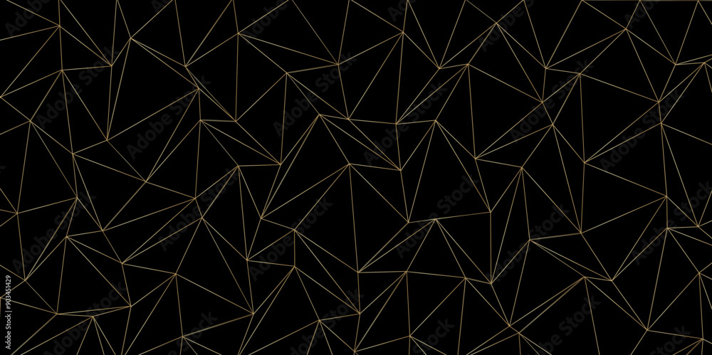 Aufkleber hexagon geometric on a black background. geometric abstract background with simple hexagon elements.