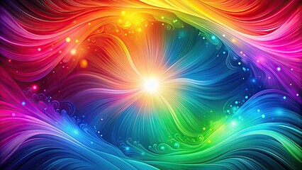Obraz premium Colorful abstract background with a vibrant blend of colors, abstract, colorful, background, vibrant, blend, colors, artistic