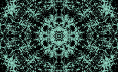 異世界転生をイメージした抽象的なイラスト