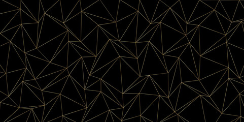 Hexagon geometric on a black background. Geometric abstract background with simple Hexagon elements. clean and modern science chemical theme background. hexagon geometric pattern vector illustration.