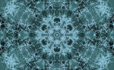 異世界転生をイメージした抽象的なイラスト