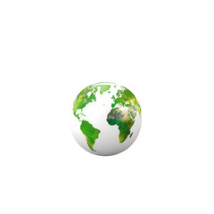 3D icon - people with Environmental Protection, on isolated transparent background