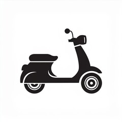 scooter icon isolated