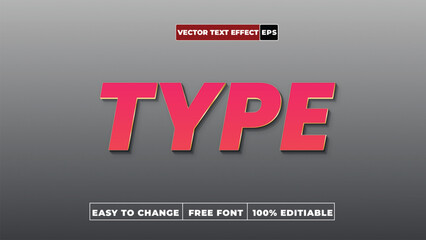 EPS File 3d Vector Text Effect Fully Editable High Quality