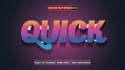 EPS File 3d Vector Text Effect Fully Editable High Quality