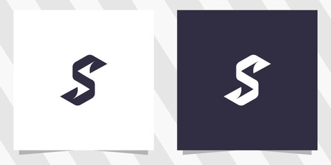 Letter s logo design vector