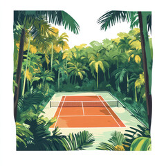 pickleball court