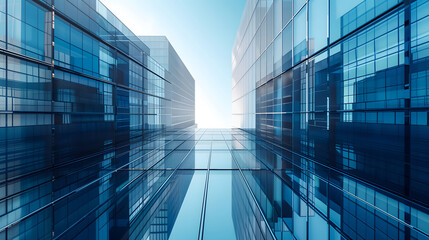 Futuristic City Skyline - Abstract Architecture and Business Concept