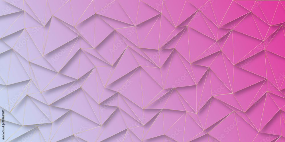 Aufkleber hexagon geometric on a gradient background. geometric abstract background with simple hexagon elemen