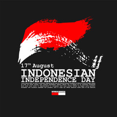 Indonesian Independence Day, 17 August, Poster and Banner vector
