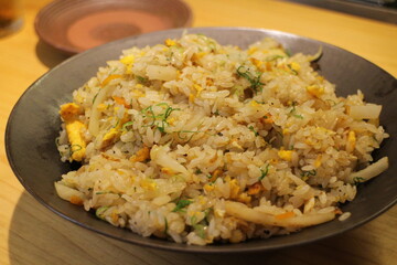 Yakimeshi (Japanese fried rice) in Kyoto, Japan