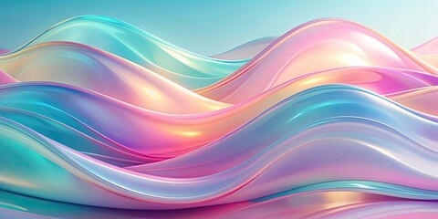 Abstract wavy soft gradient pastel background with glassmorphism style, soft, gradient, pastel, abstract, waves, glassmorphism