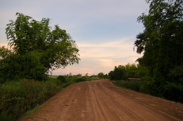 road in the countryside