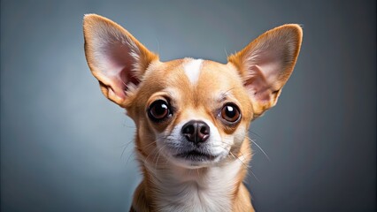 Close-up of a Chiwawa dog showing its playful and loyal personality, Chiwawa, small, dog, pet, adorable, cute, furry