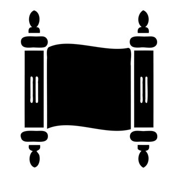 recommend clip art: Silhouette Torah vector graphic design