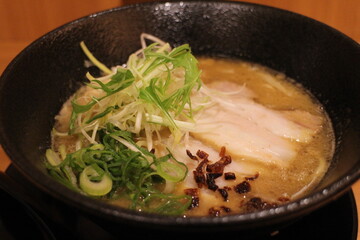 Chicken Ramen in Kyoto, Japan