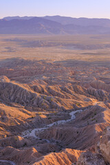 Sunset over Anza-Borrego